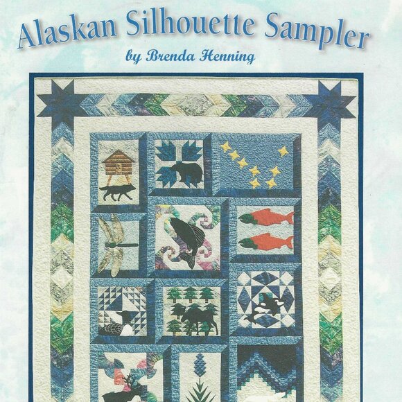 Alaskan Silhouette Sampler Quilt Pattern by Brenda Henning - Bear Paw Production - Picture 1 of 5